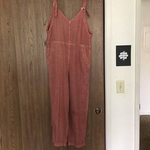 Aerie Soft Linen Overall